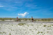 Biking down the Gulf Island's National Seashore