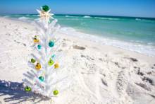 Christmas tree on Pensacola Beach